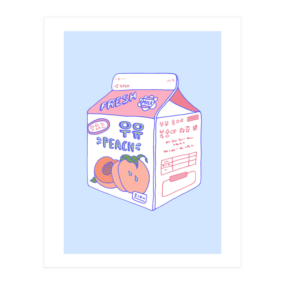 Peach Milk (Print Only)