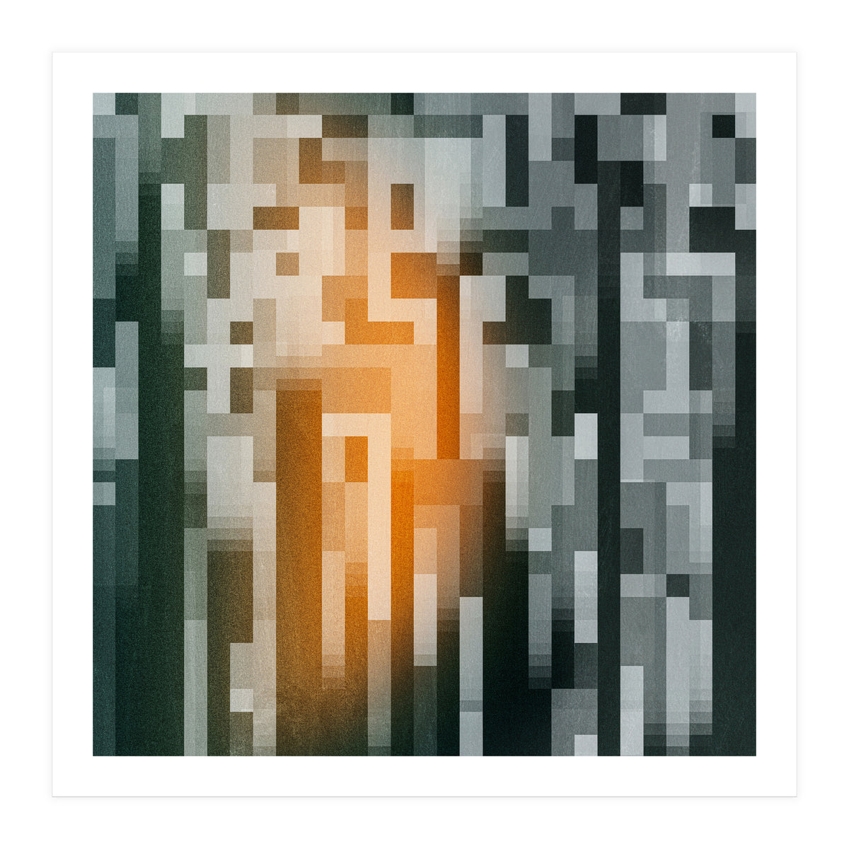 Pixel City #4 (Print Only)