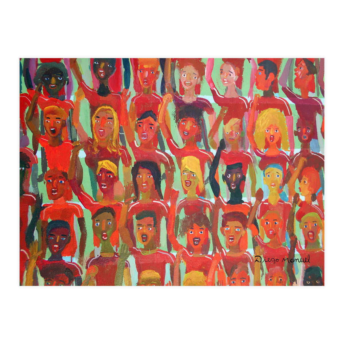 Hichada Roja Detalle 3 (Print Only)