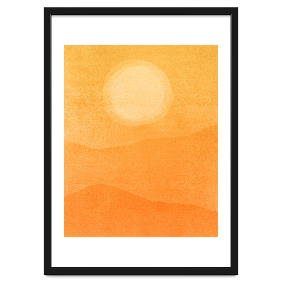 Golden Afternoon Abstract