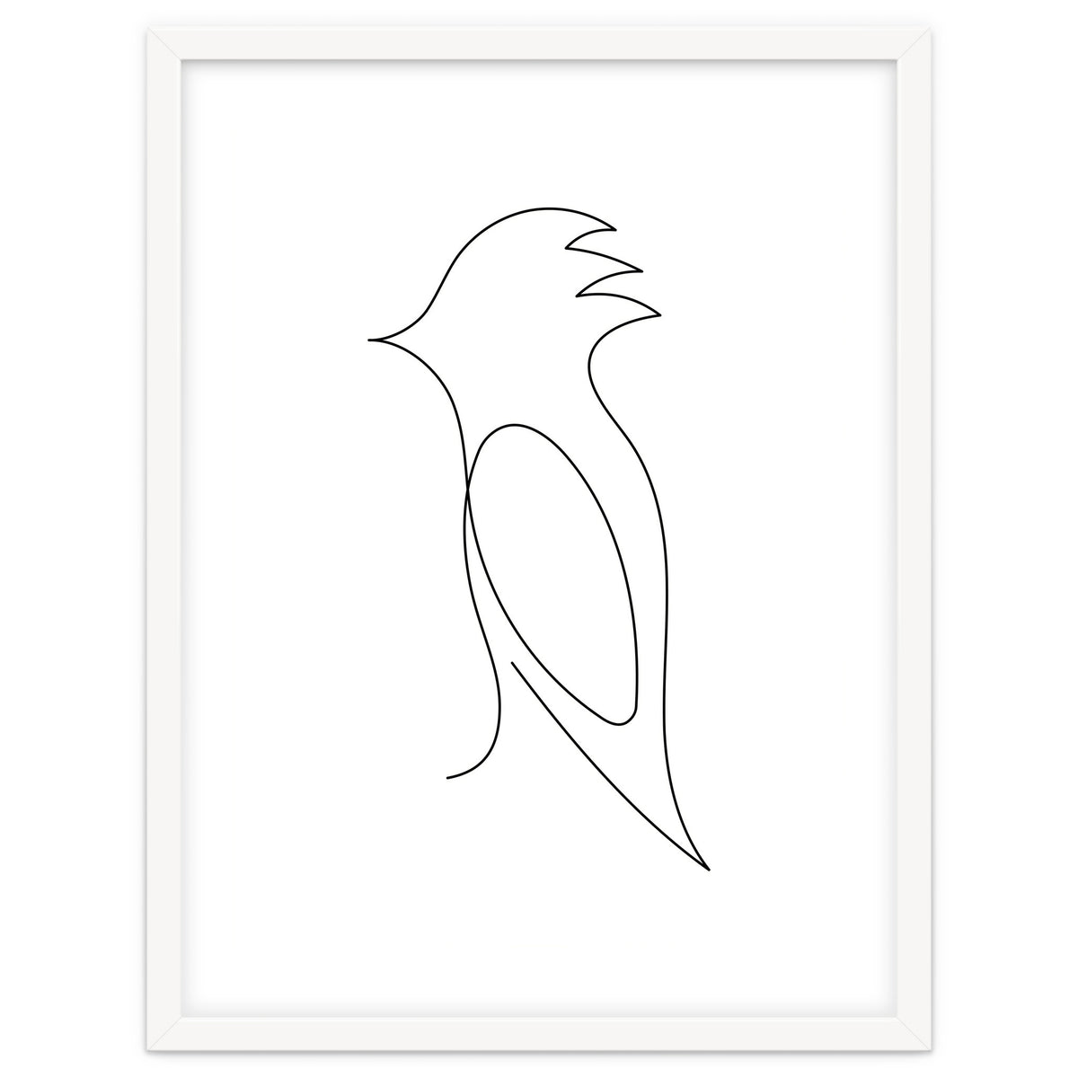 One Line Art Bird