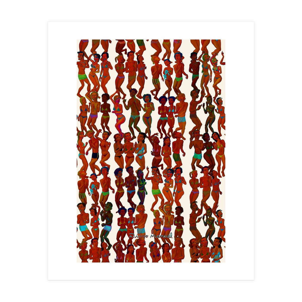 Fiesta En La Playa 10 (Print Only)