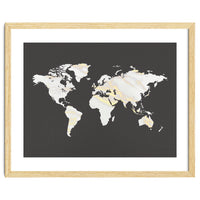 Marbel Gold World Map