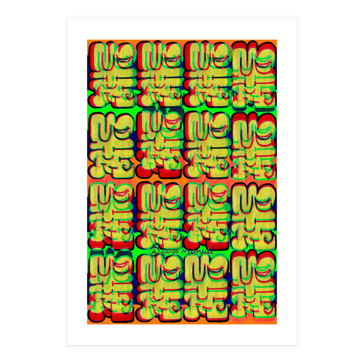 Graffitis 2021 Tapiz 117 (Print Only)