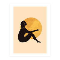 Woman And The Moon II (Print Only)
