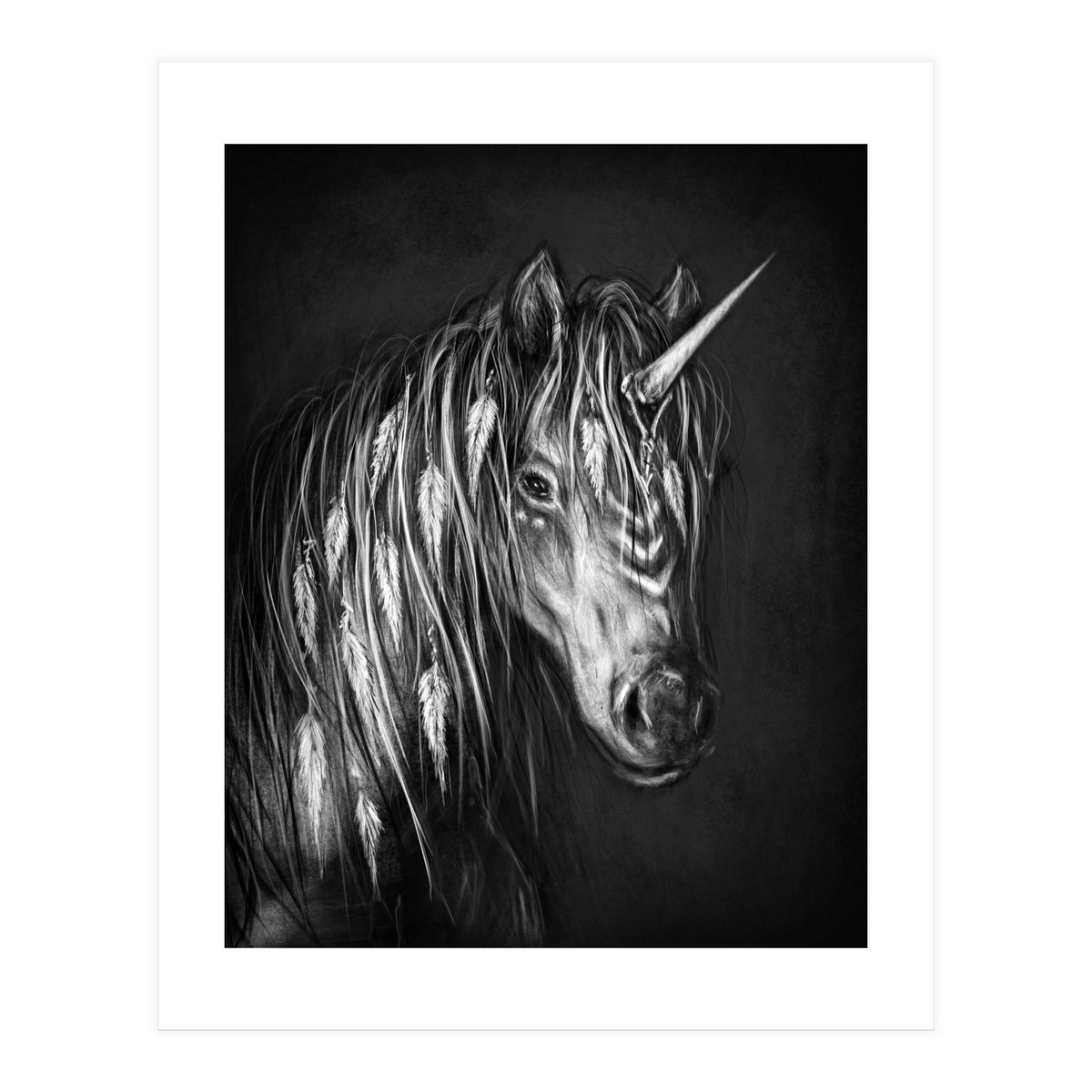 Gothic Unicorn (Print Only)