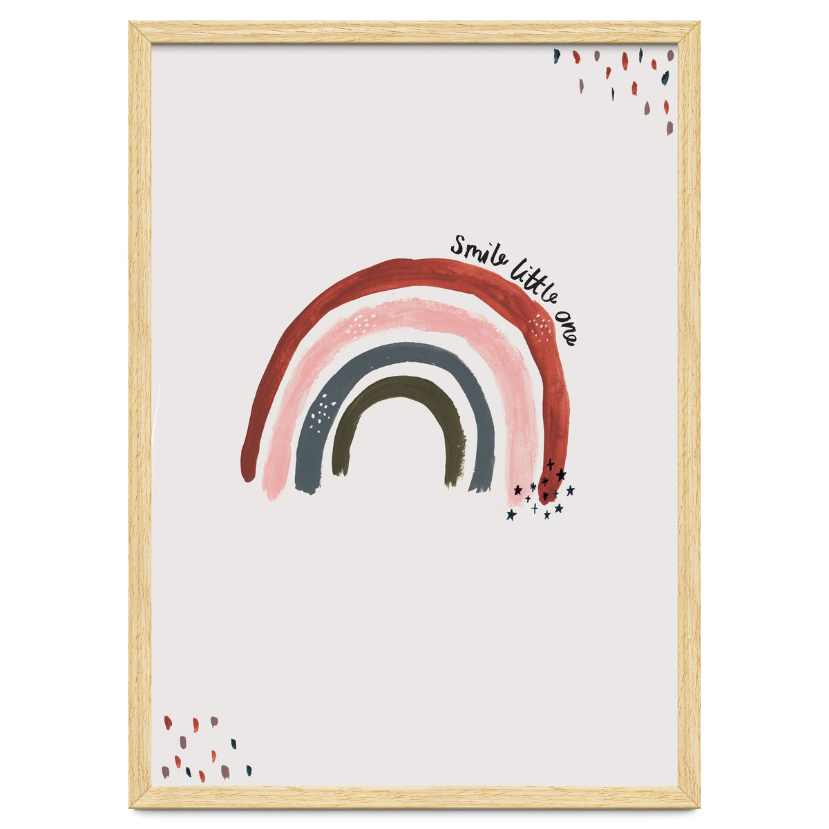 Smile Little One Rainbow Portrait