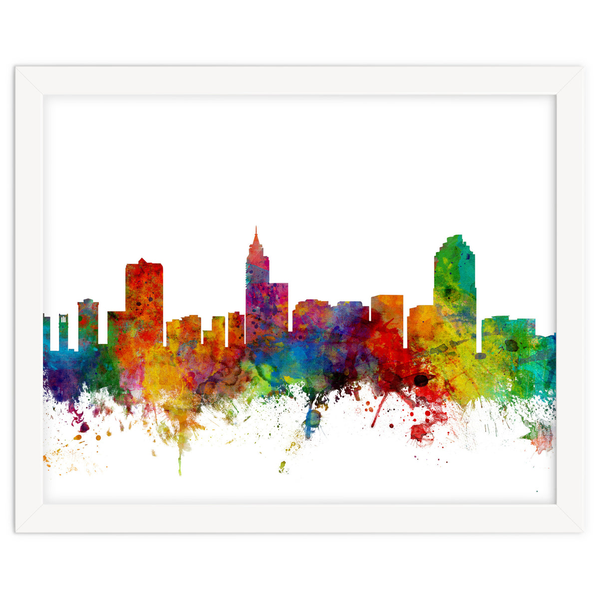Raleigh North Carolina Skyline