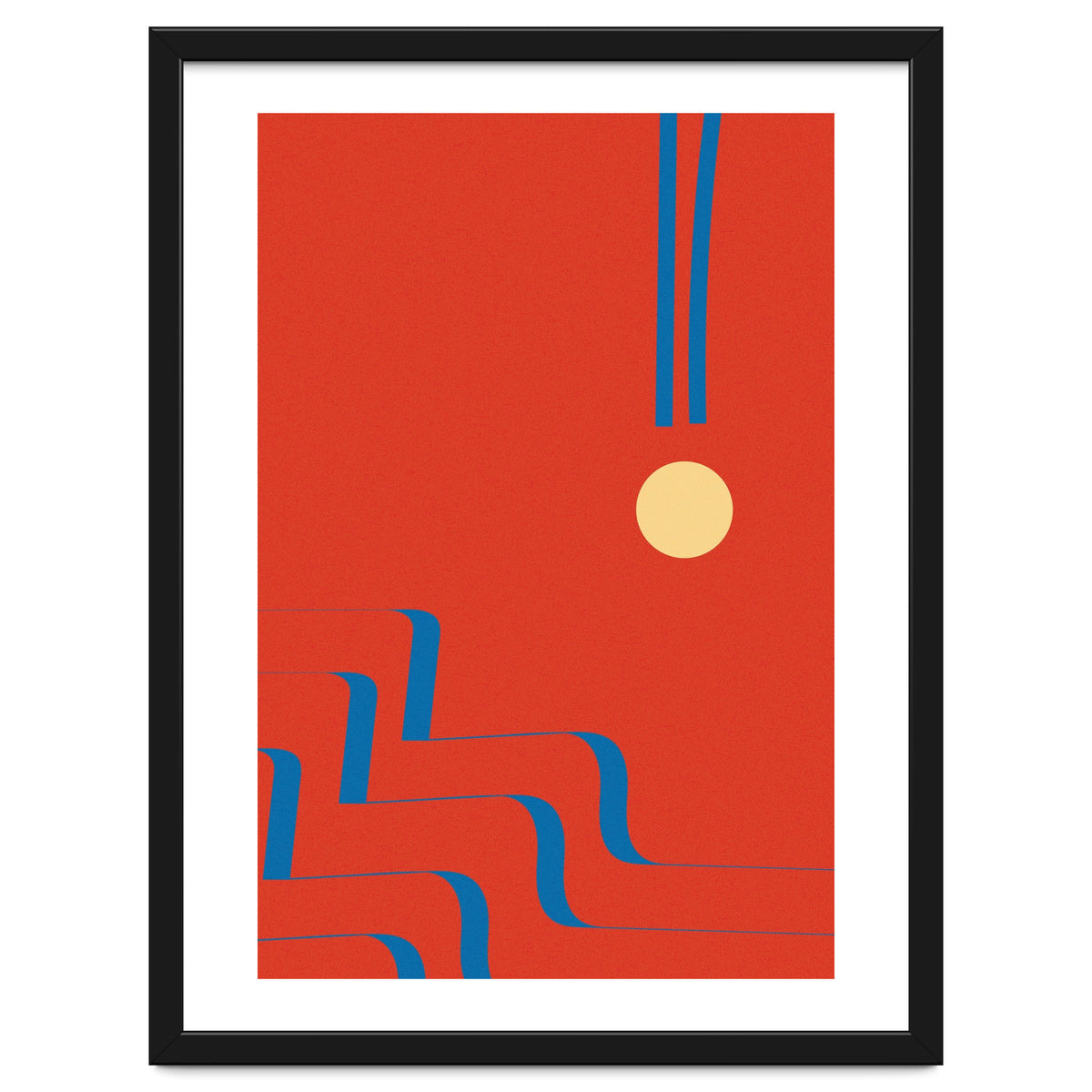 Mid Century Abstract Lines