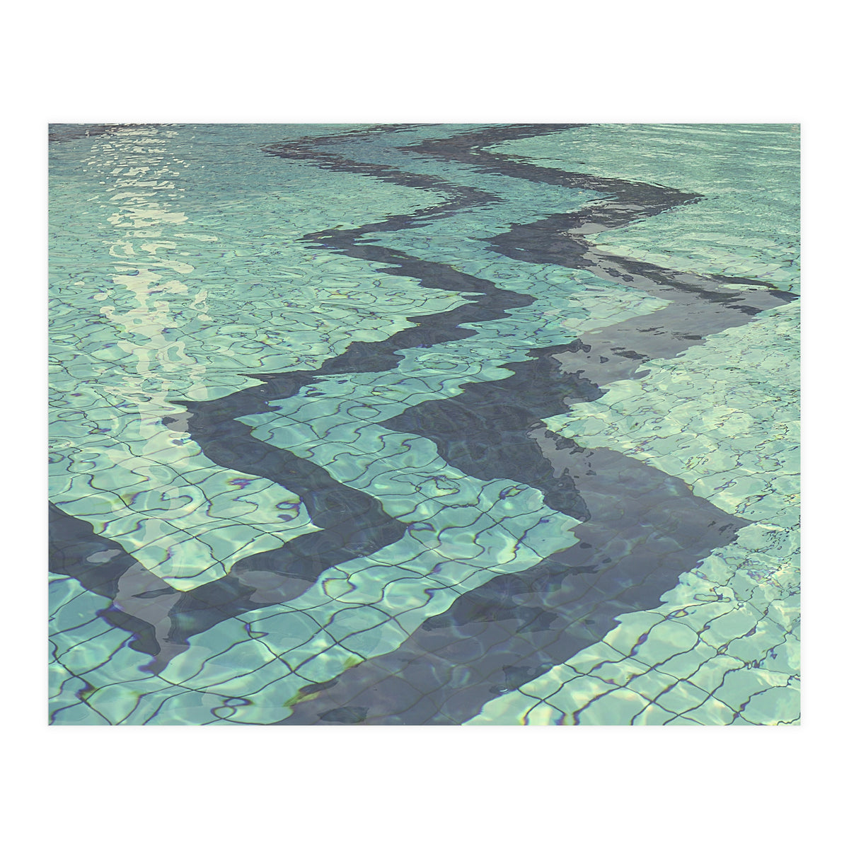 Underwater Zig Zags (Print Only)