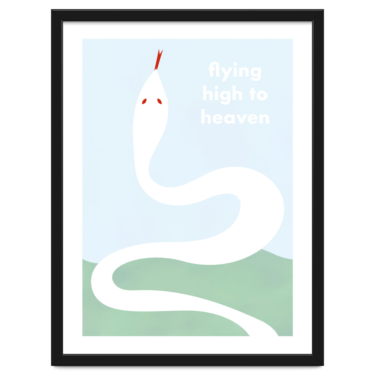 flying high to heaven