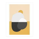 Abstract Boulders - Golden Desert (Print Only) thumbnail