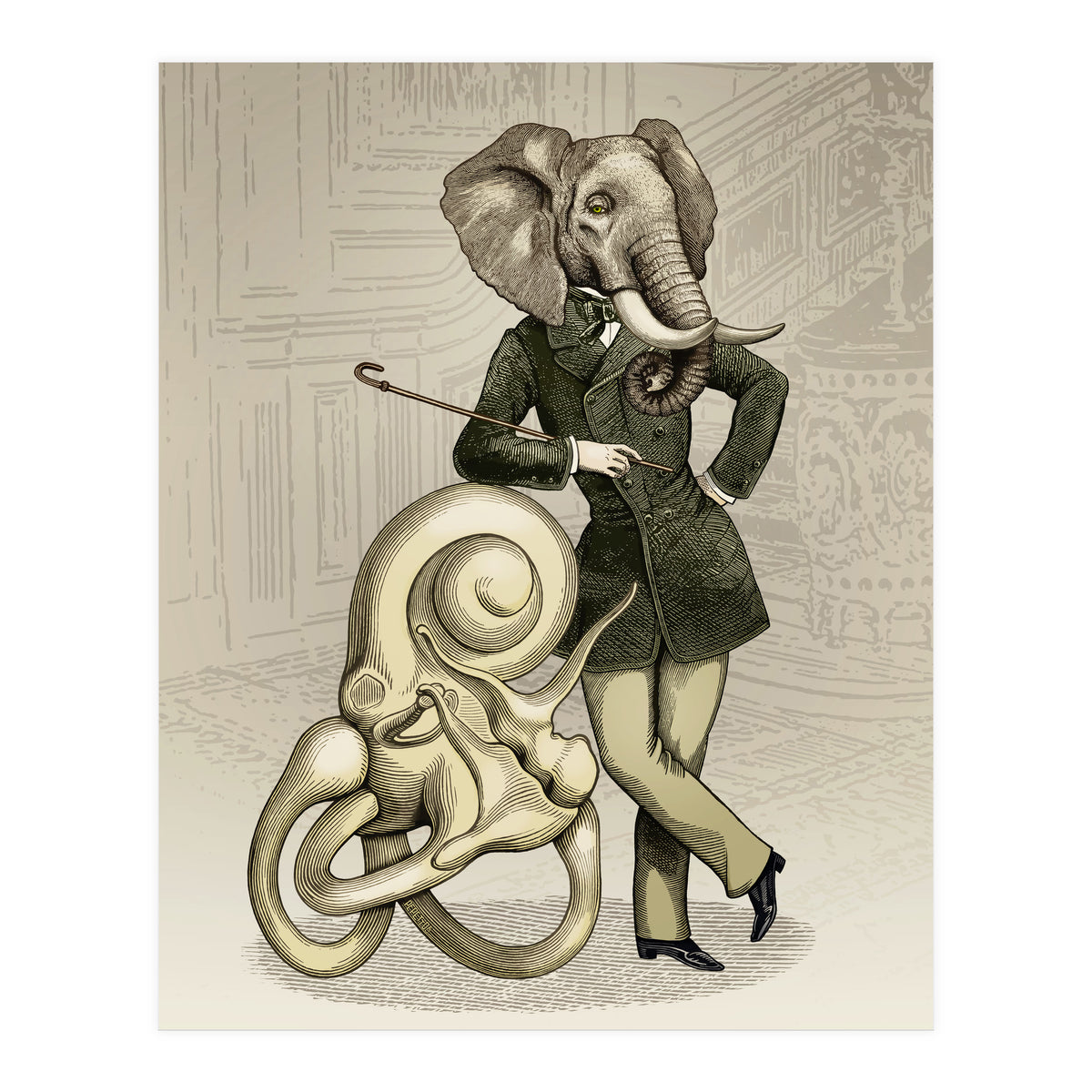 Eustachius the sculptor (Print Only)