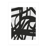 Expressionist black and white V (Print Only) thumbnail