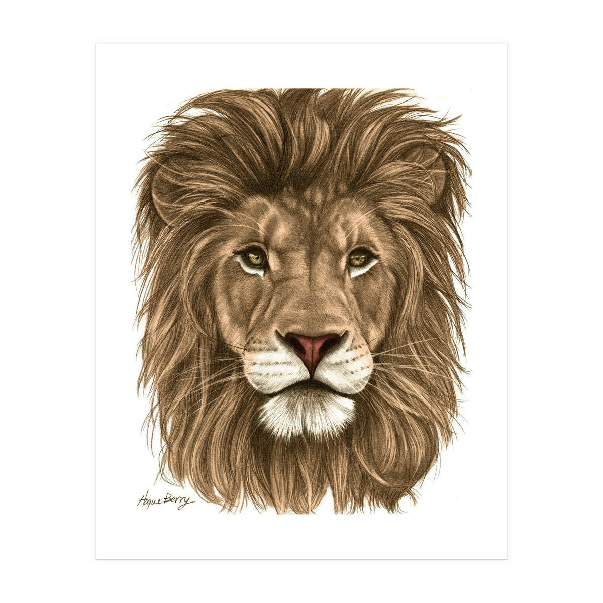 The Majestic Lion (Print Only)