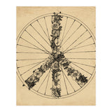 Peace And Bike Lines (Print Only) thumbnail
