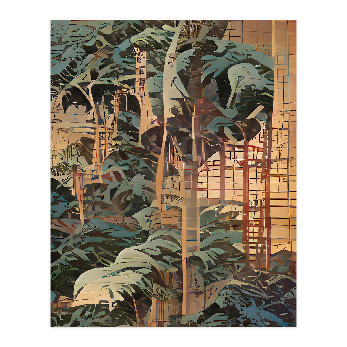 TROPICAL FOREST no4 - UKIYO-e (Print Only)