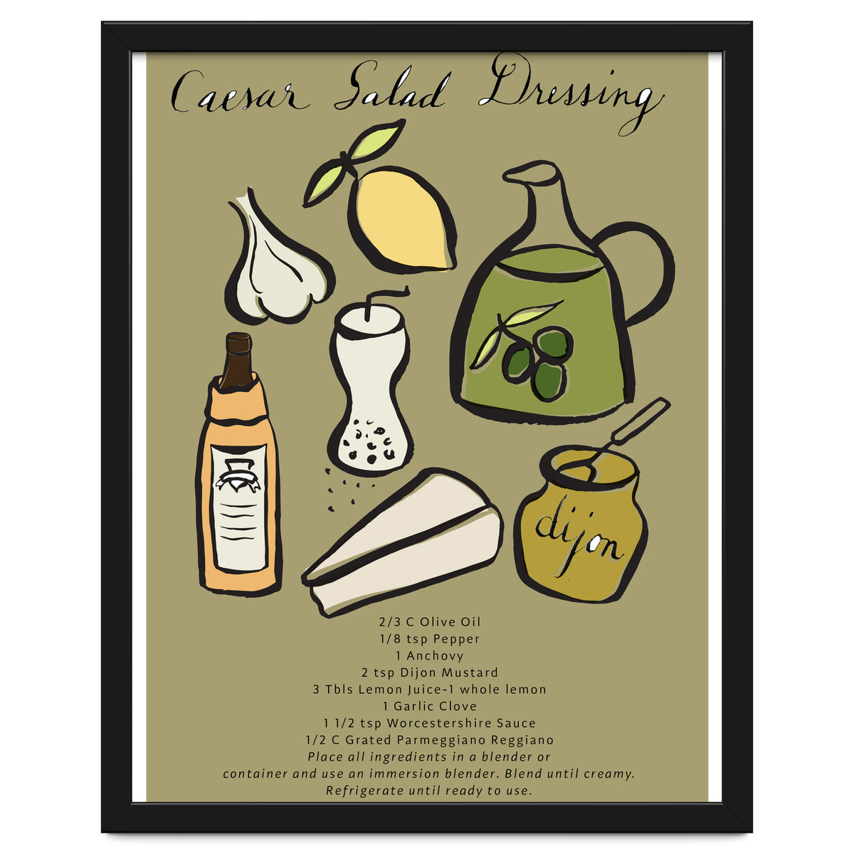 Caesar Salad Dressing Recipe
