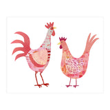 Hen And Cockerel (Print Only) thumbnail