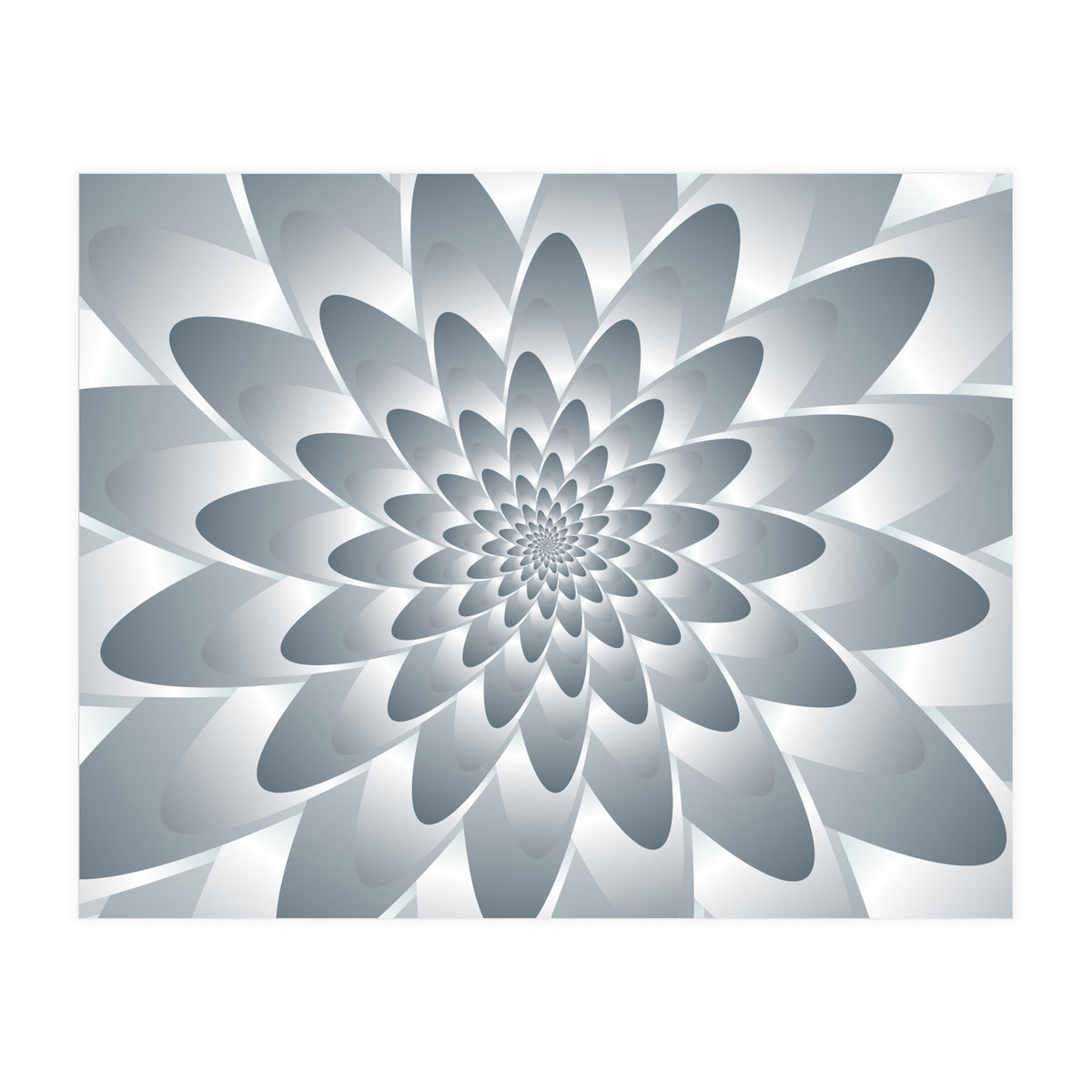 Swirl Flower Pattern  (Print Only)