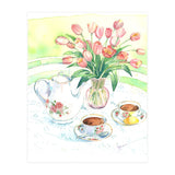 Tea & Tulips (Print Only) thumbnail