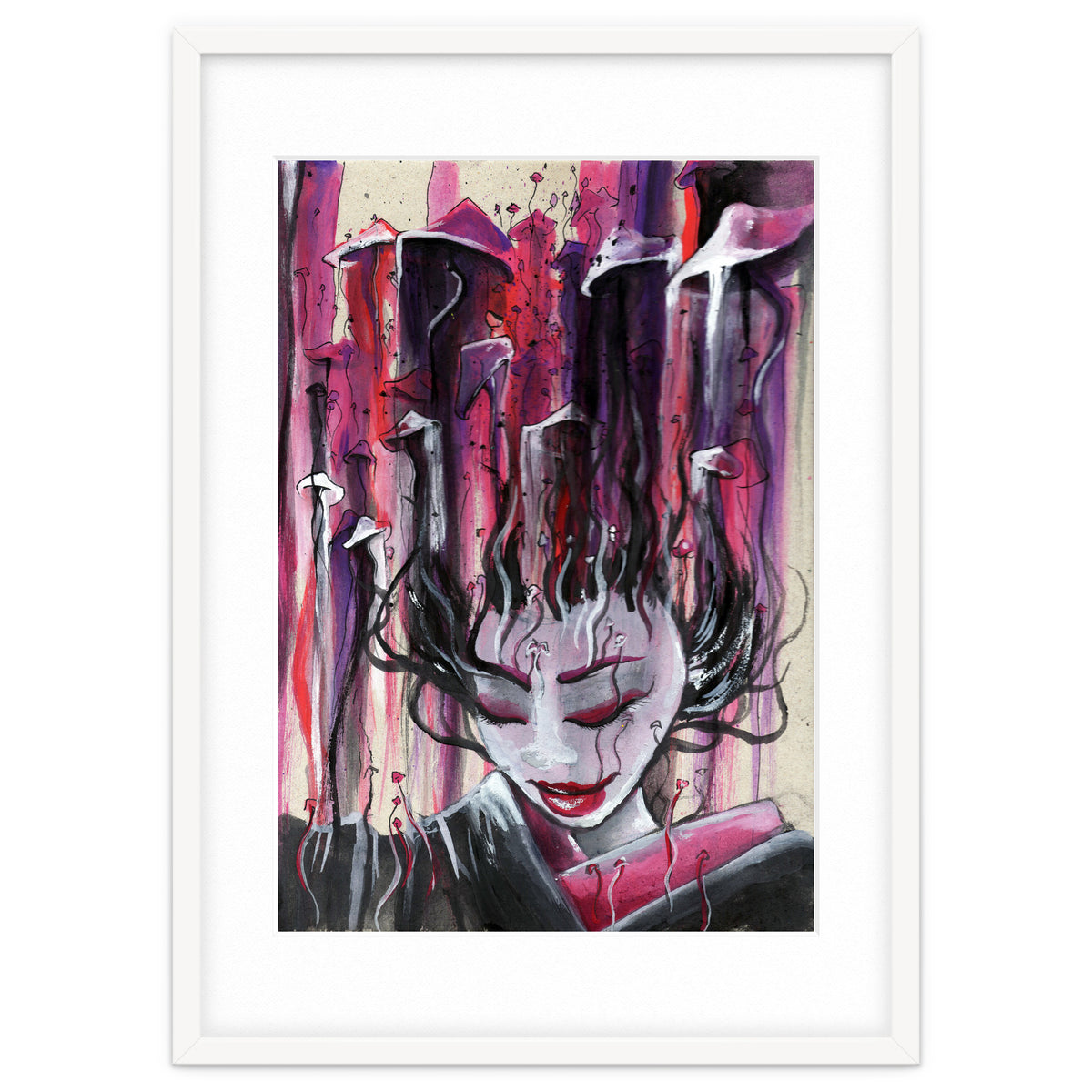 Geisha in Mushrooms: The Surrealistic Concubine