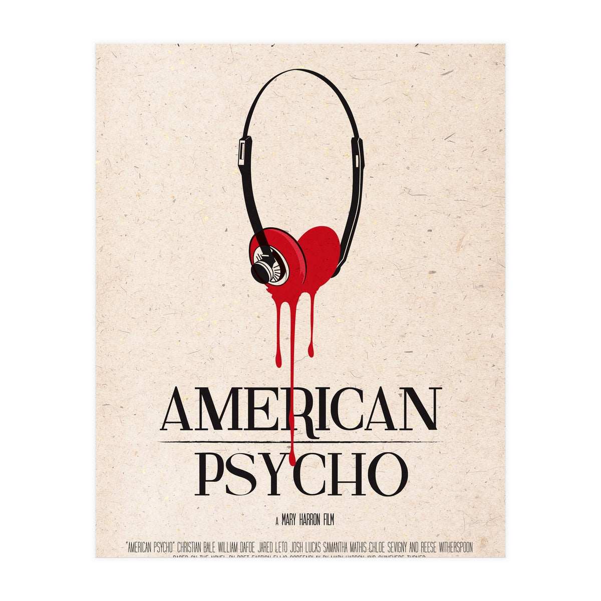 American Psycho movie poster (Print Only)