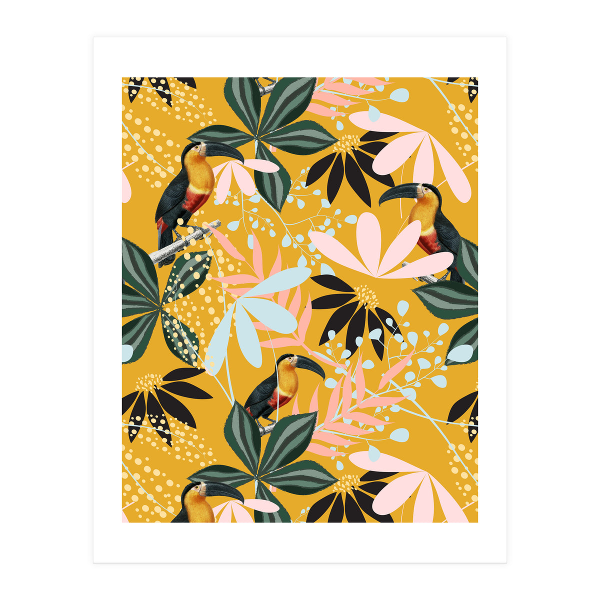 Tropical Toucan Garden (Print Only)