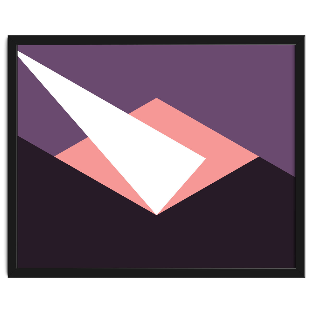 Geometric Shapes No. 59 - pink & purple