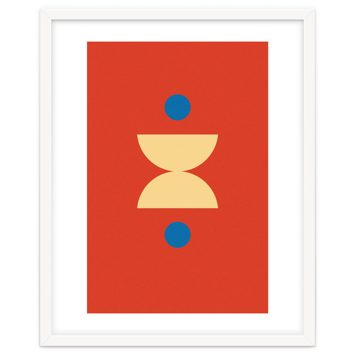 Mid Century Geometrical Print