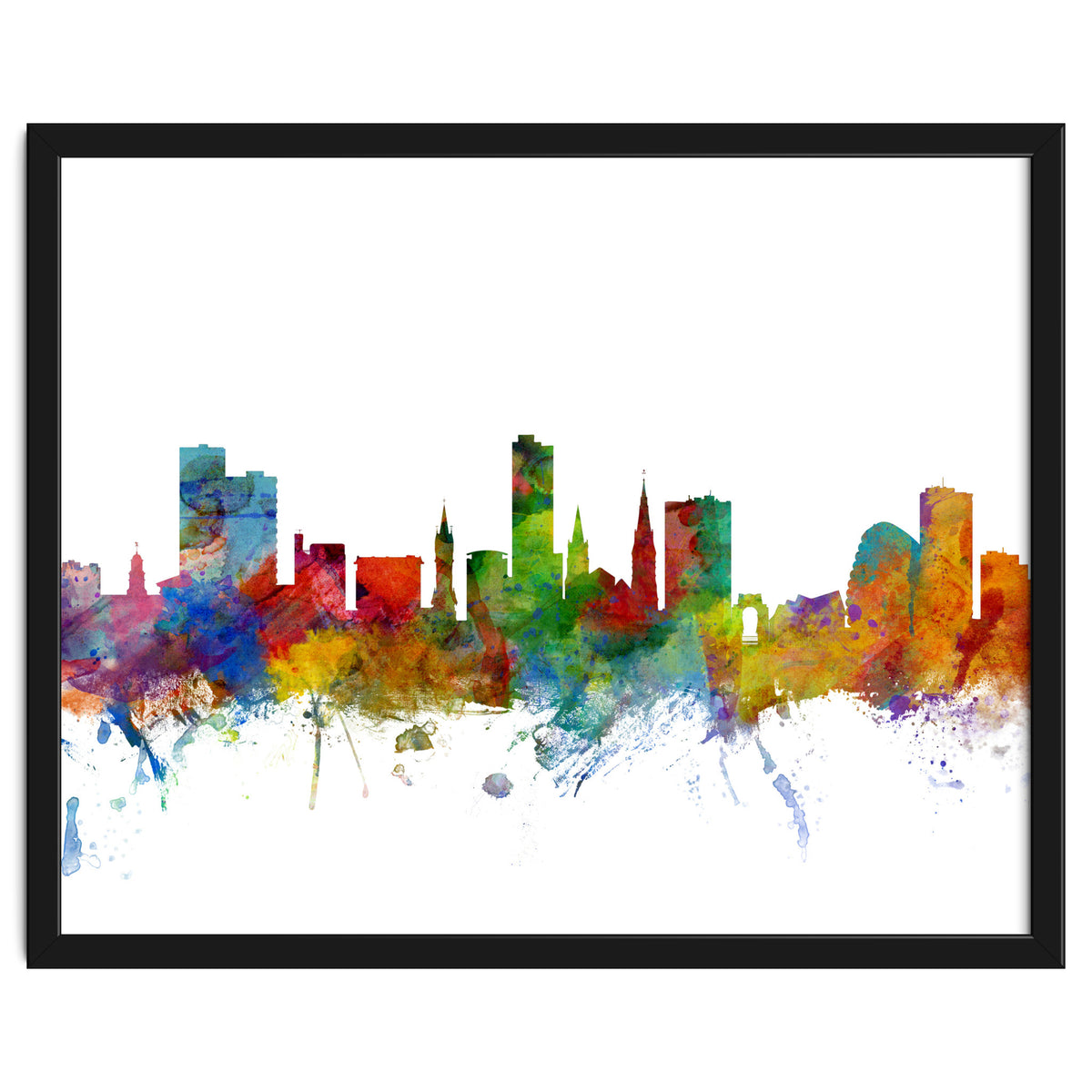 Leicester England Skyline