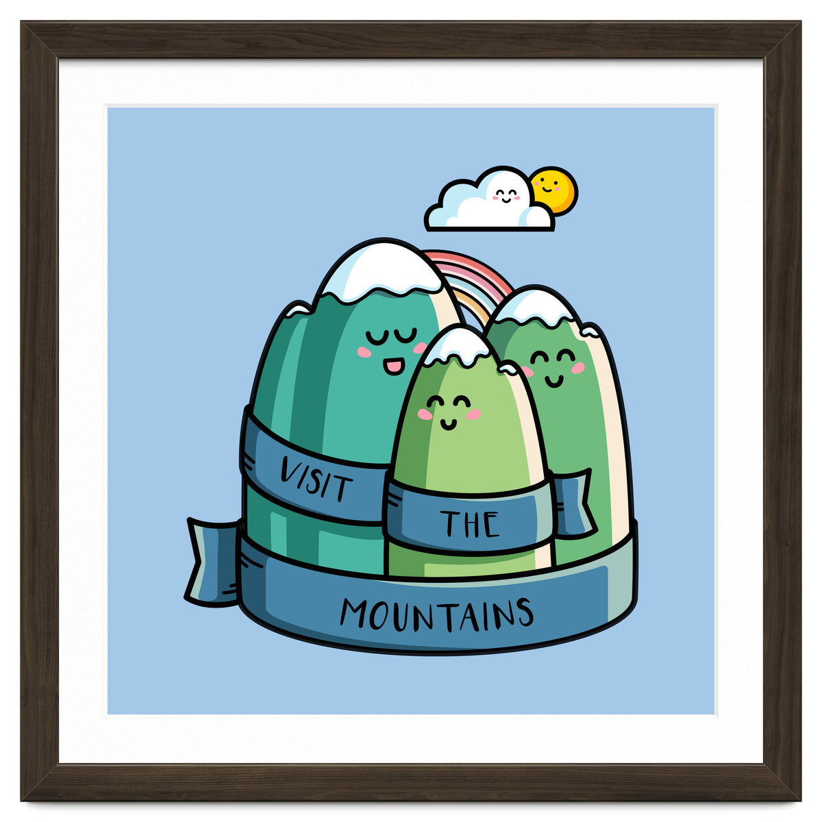 Kawaii Cute Visit the mountains