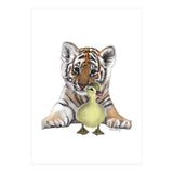 Tiger and Duck (Print Only) thumbnail