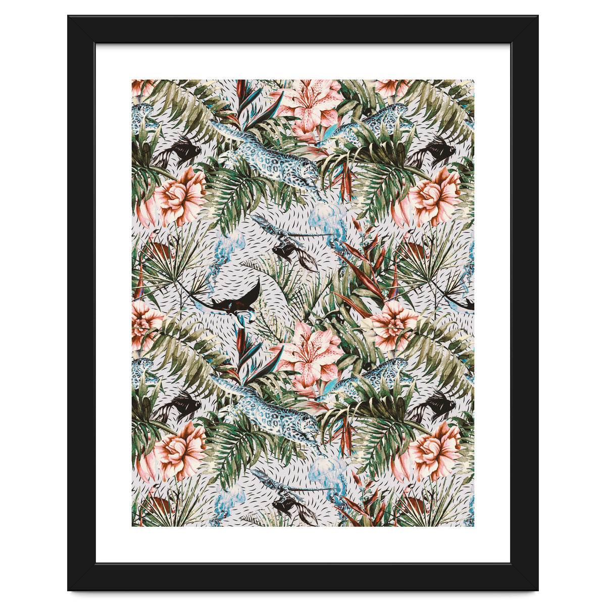 Paradisiacal flora and fauna