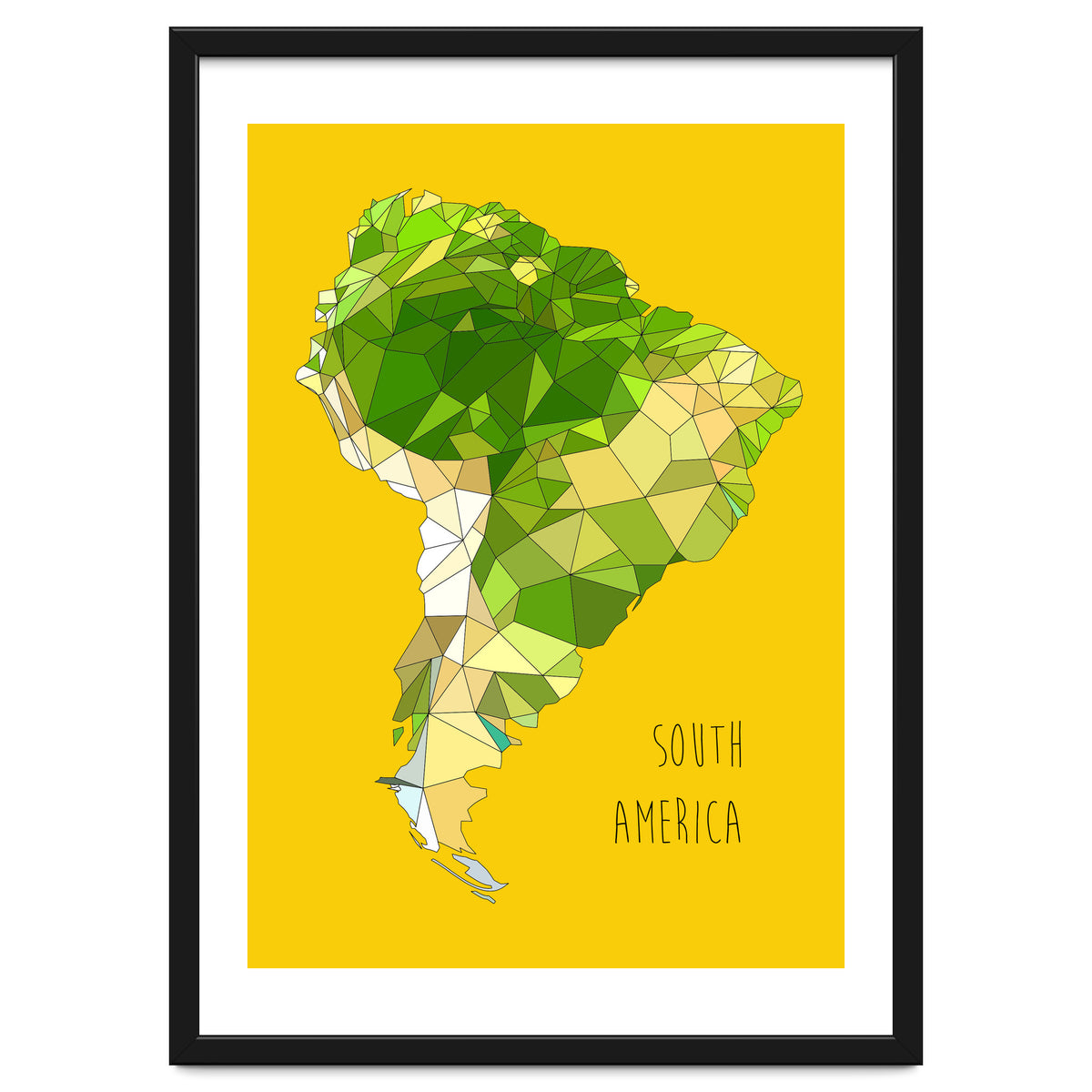 SOUTH AMERICA – Yellow