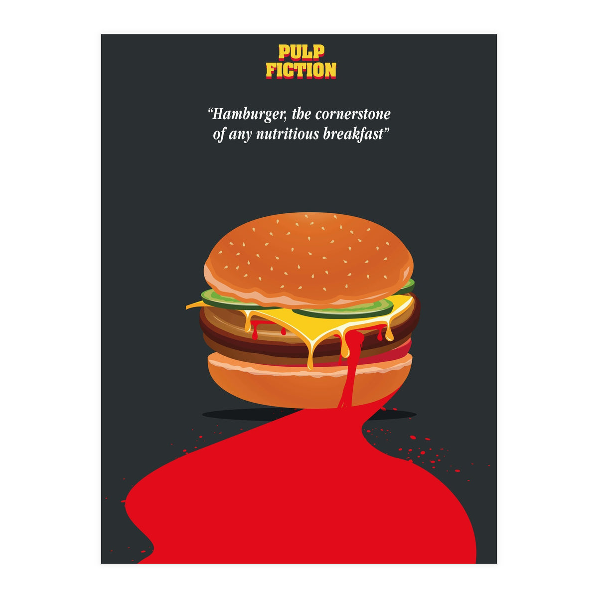 Jules Pulp Fiction movie poster (Print Only)