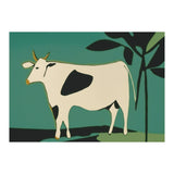 Cow in Green Landscape (Print Only) thumbnail