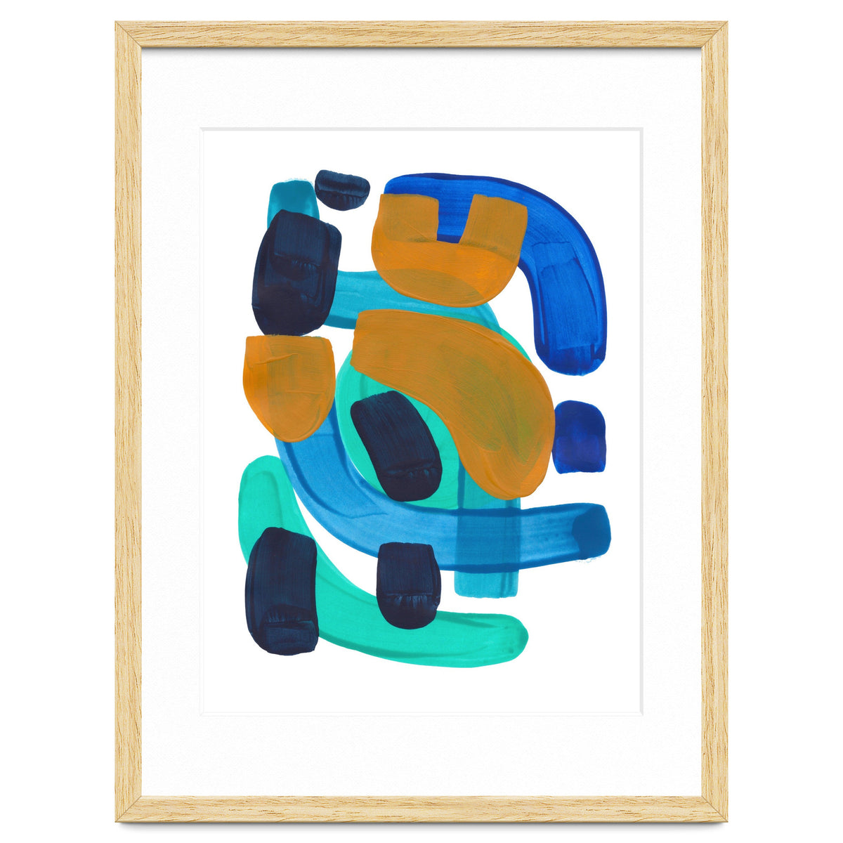 Marine Shapes Yellow Accent