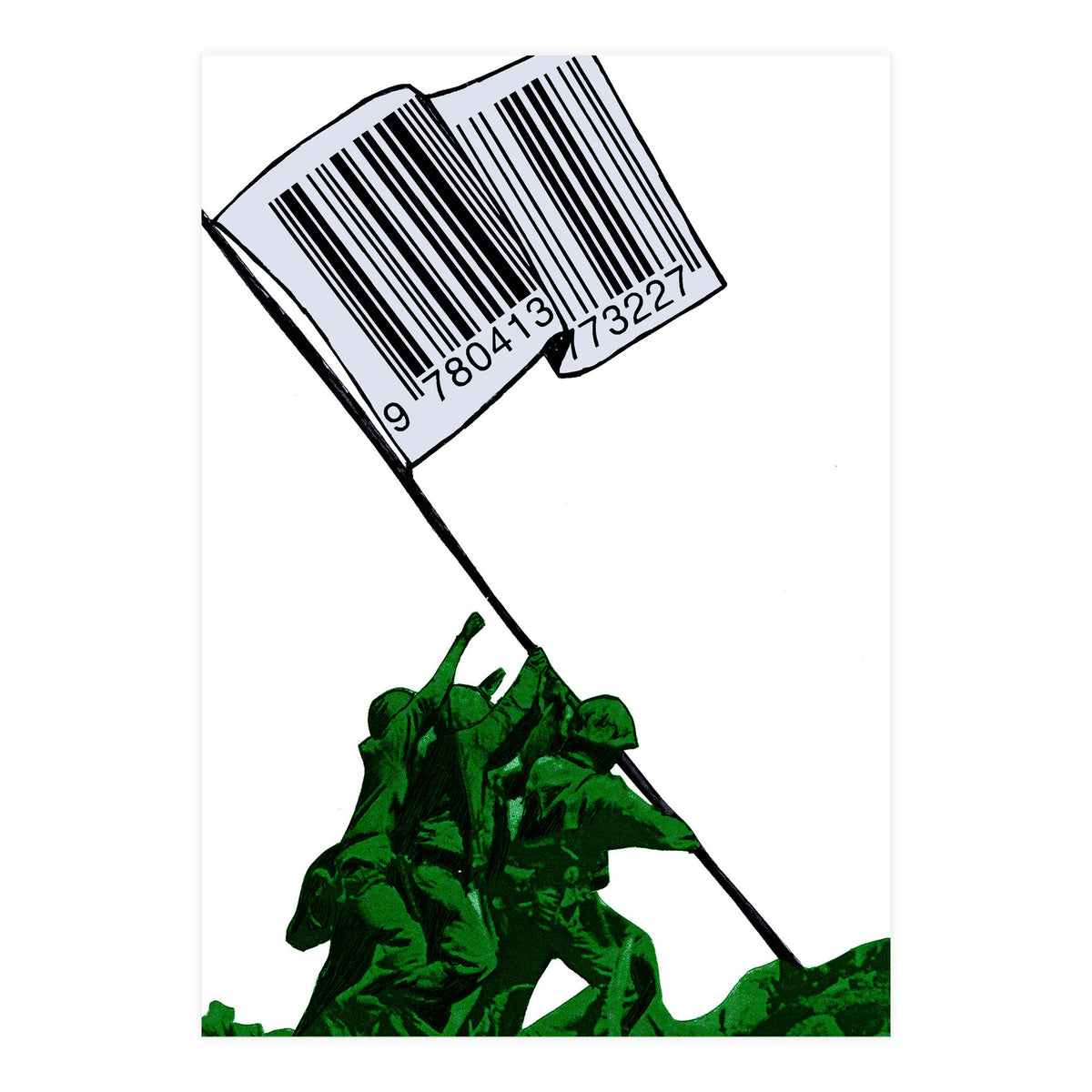 Raising The Flag Of Commerce  (Print Only)