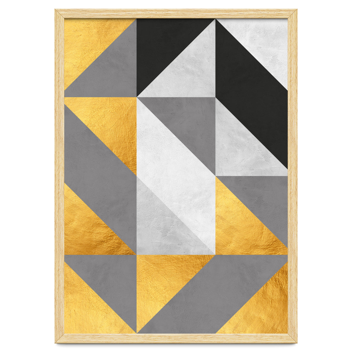 Gray and Gold Composition IV