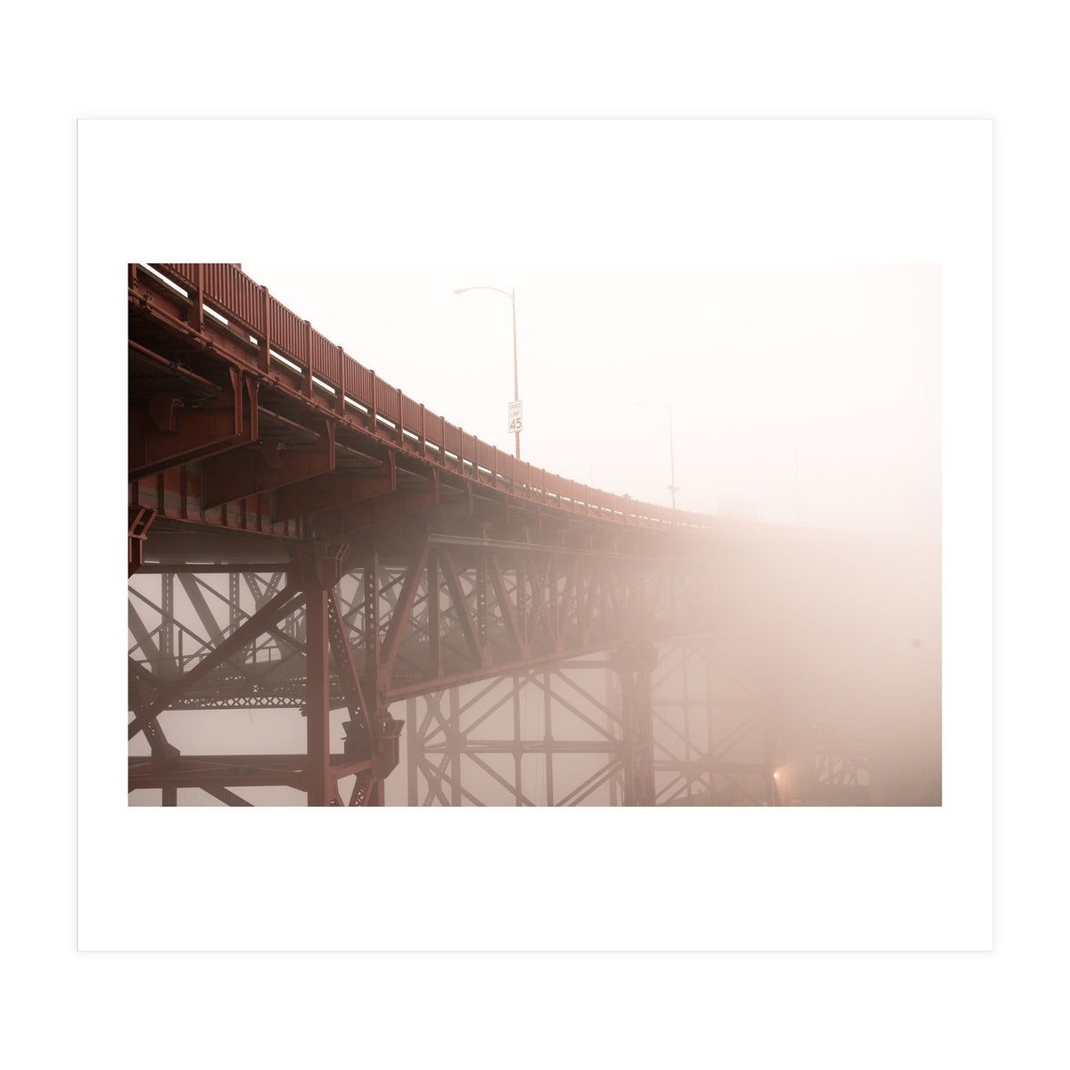 Foggy Golden Gate (Print Only)