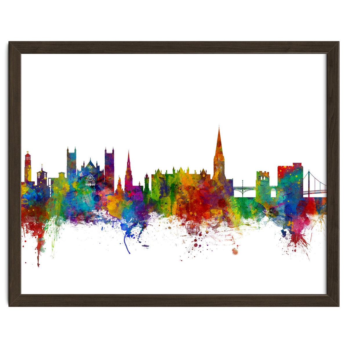 Exeter England Skyline