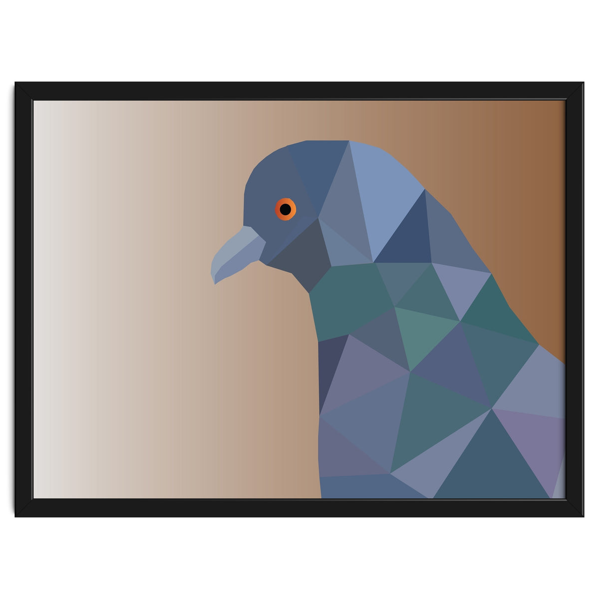 Pigeon Low Poly Art