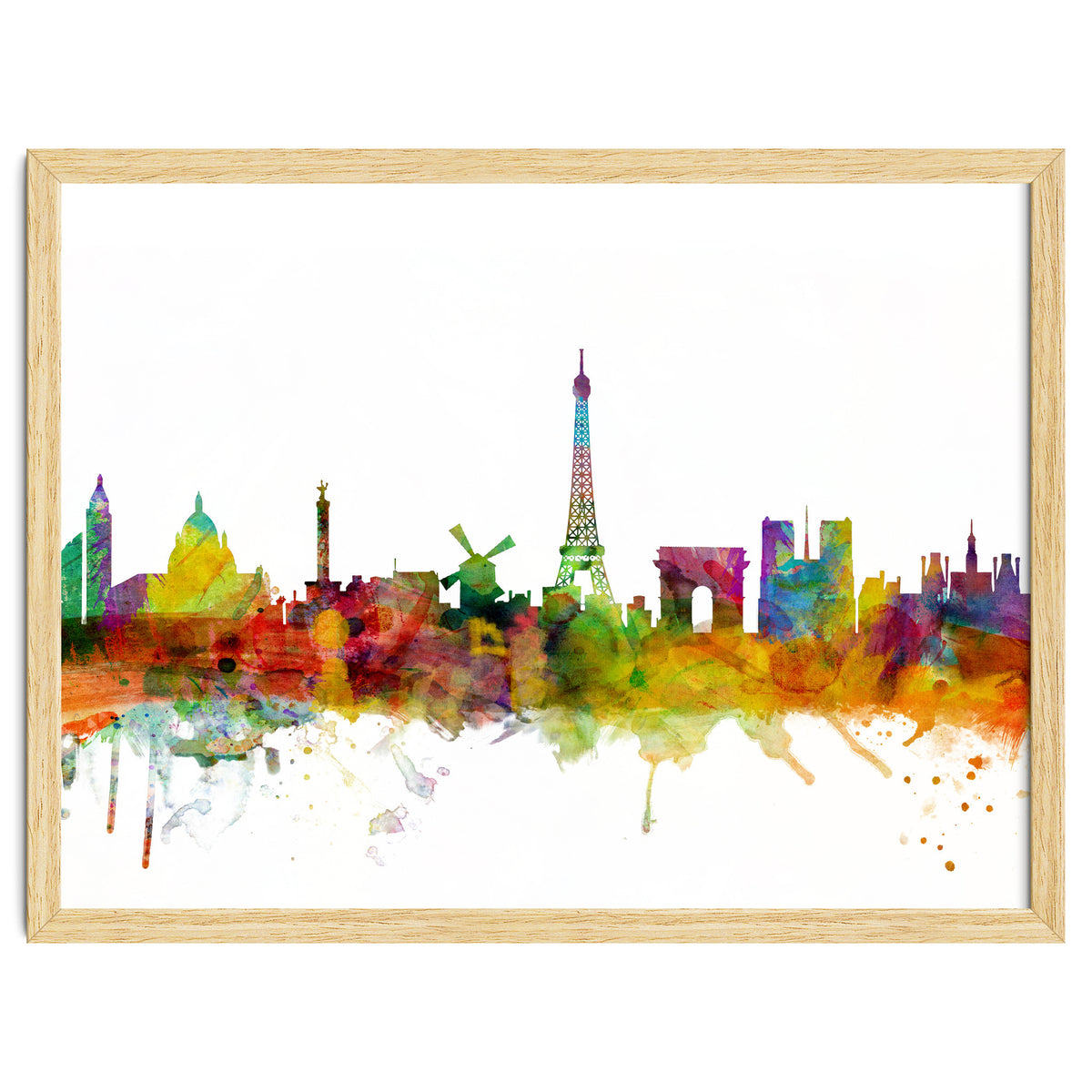 Paris France Skyline