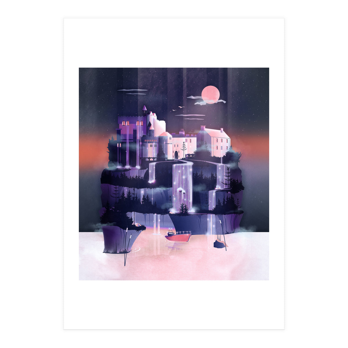 Waterfall Castle (Print Only)