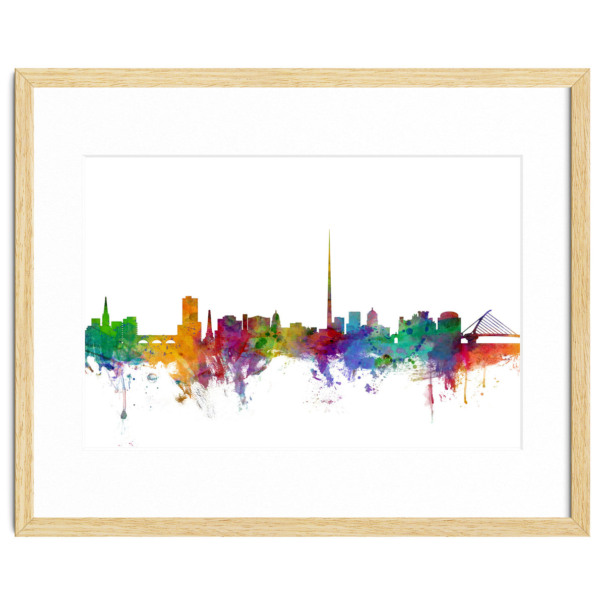 Dublin Ireland Skyline