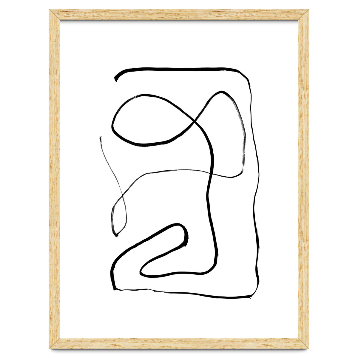 Mid-Century Line Art Print #2