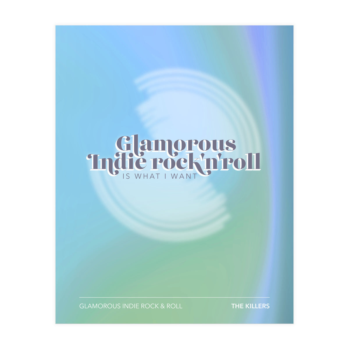 The Killers - Glamourous Indie Rock & Roll (Print Only)