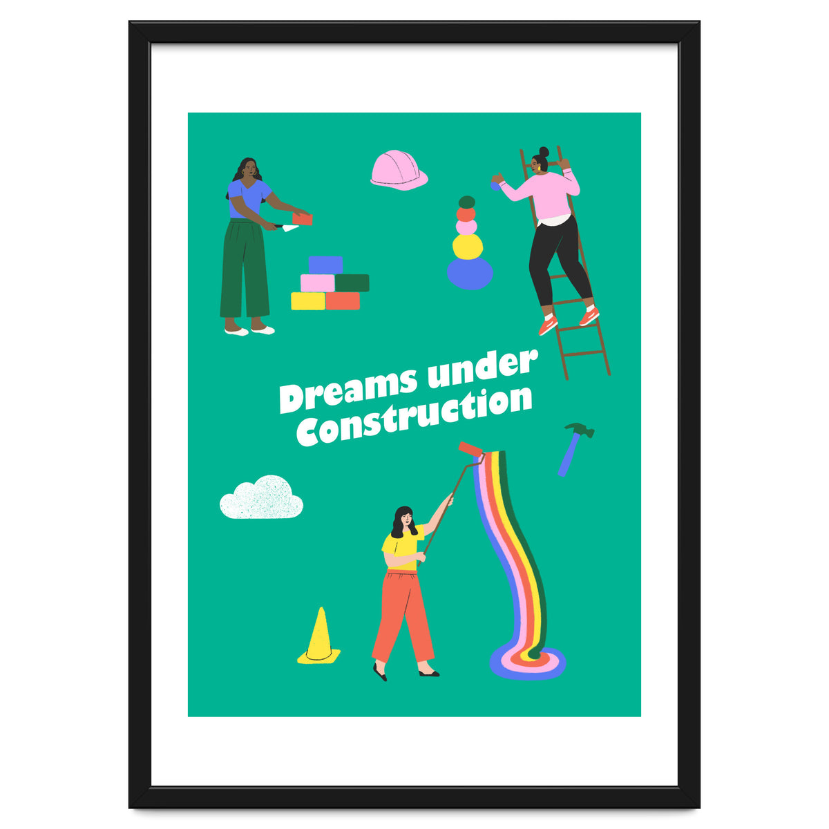 Dreams Under Construction Green