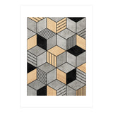 Concrete and Wood Cubes 2 (Print Only) thumbnail